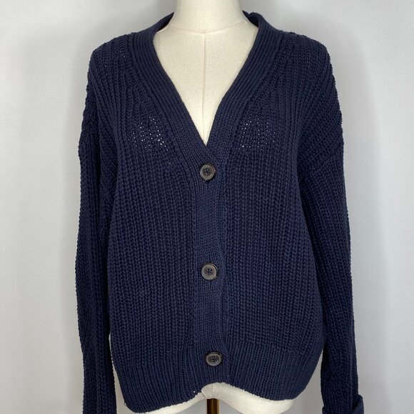 Tommy Hilfiger - Navy Blue Cardigan - Picture 1 of 8